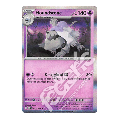 043-091 Houndstone Holo (IT) - MINT
