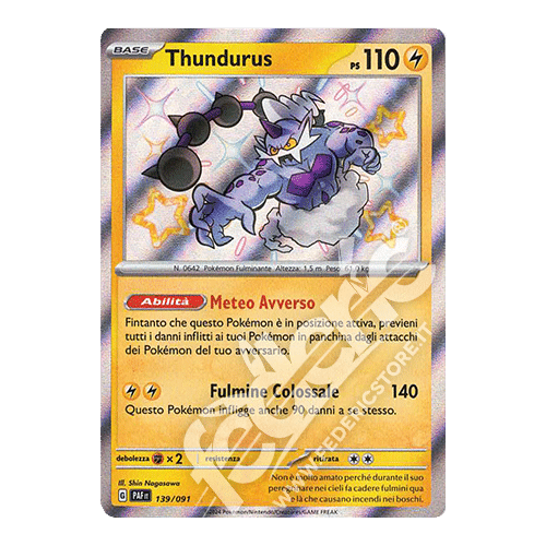 139-091 Thundurus Shiny (IT) - MINT