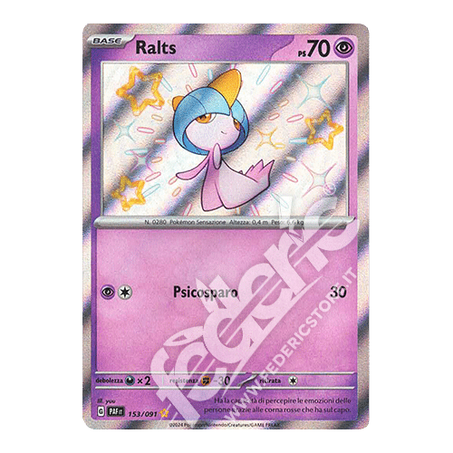 153-091 Ralts Shiny (IT) - MINT