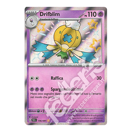 156-091 Drifblim Shiny (IT) - MINT