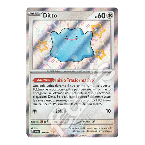 201-091 Ditto Shiny (IT) - MINT