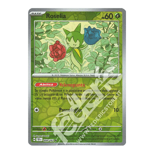 008-162 Roselia Comune Reverse (IT) - MINT