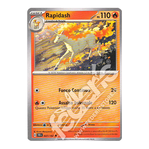 027-162 Rapidash Non Comune (IT) - MINT