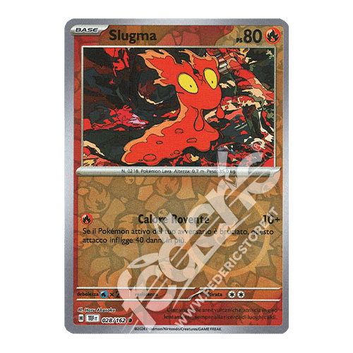 028-162 Slugma Comune Reverse (IT) - MINT