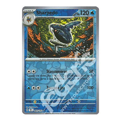 043-162 Sharpedo Non Comune Reverse (IT) - MINT