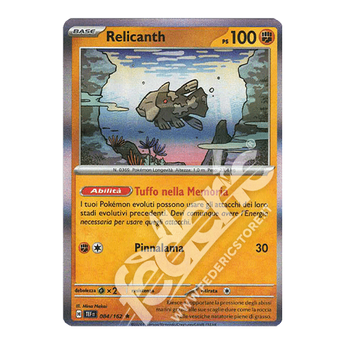 084-162 Relicanth Holo (IT) - MINT