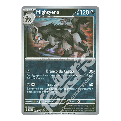 114-167 Mightyena Non Comune Reverse (IT) - MINT