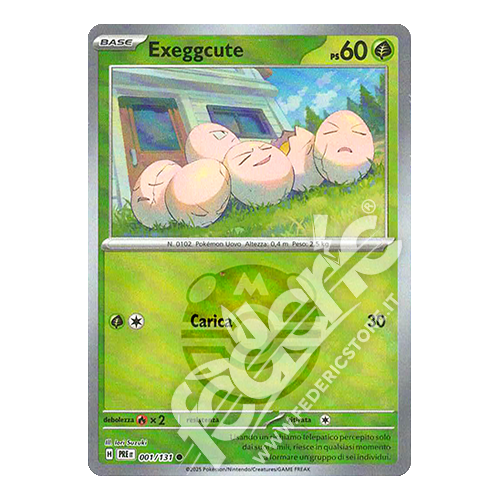 001-131 Exeggcute Comune Reverse Master Ball (IT) - MINT