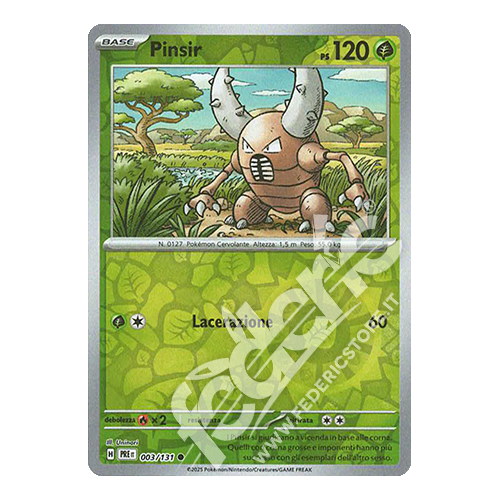 003-131 Pinsir Comune Reverse (IT) - MINT