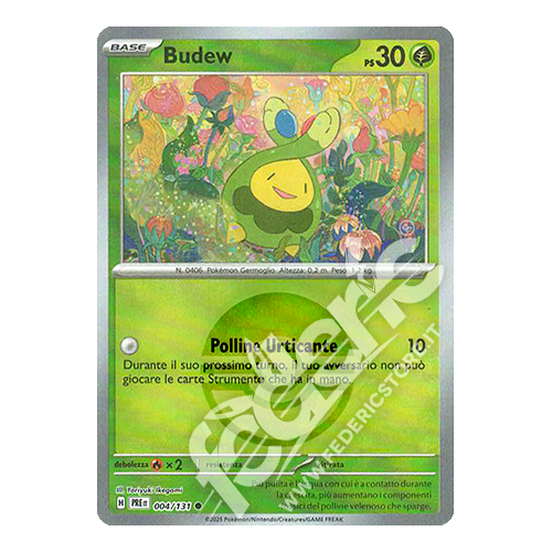 004-131 Budew Comune Reverse Poke Ball (IT) - MINT