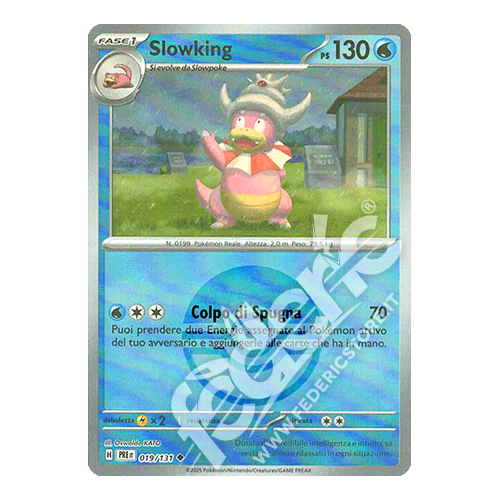 019-131 Slowking Non Comune Reverse Poke Ball (IT) - MINT