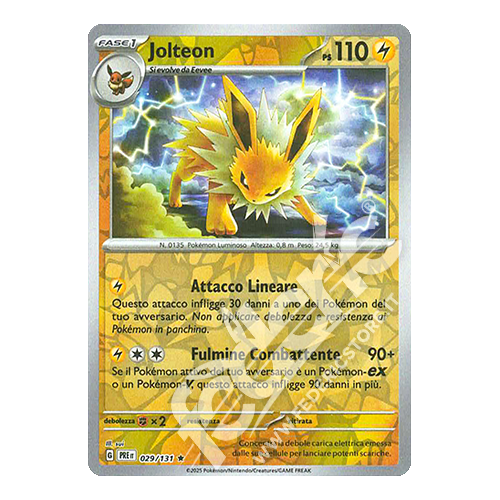 029-131 Jolteon Rara Reverse (IT) - MINT