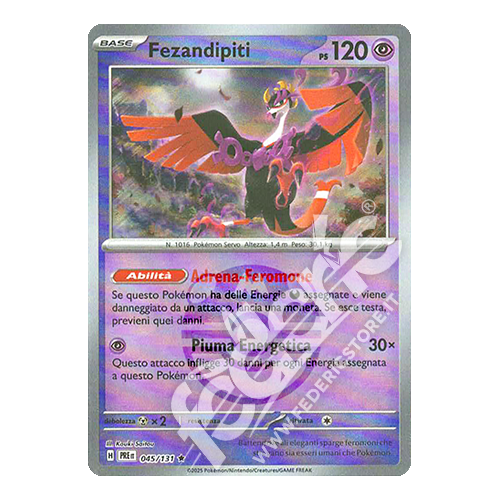 045-131 Fezandipiti Rara Reverse Master Ball (IT) - MINT