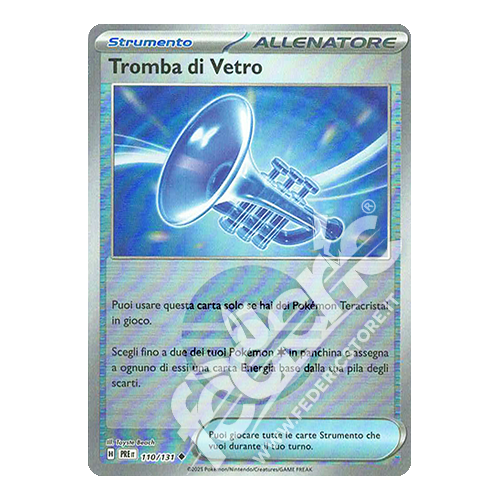 110-131 Tromba Di Vetro Non Comune Reverse Poke Ball (IT) - MINT