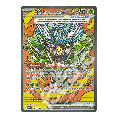 145-131 Ogerpon Maschera Turchese ex Teracristal Alternative Art (IT) - MINT