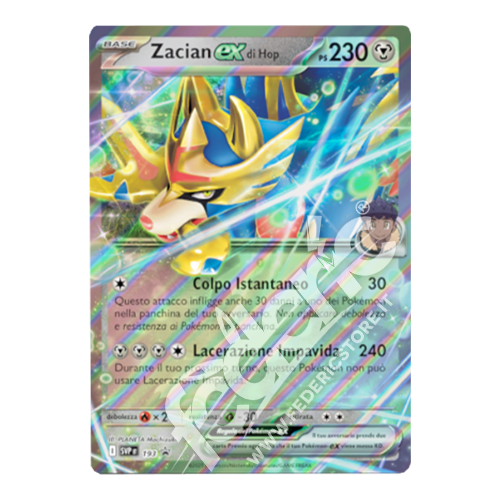Promo SVP193 Zacian ex Di Hop (IT) - MINT