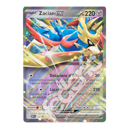 Promo SVP198 Zacian ex (IT) - MINT