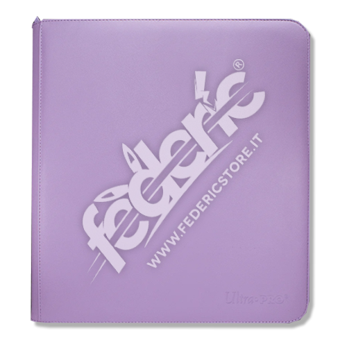 PRO-Binder Album Ultra Pro - Purple con Chiusura a ZIP: 12 Tasche 40 Pagine