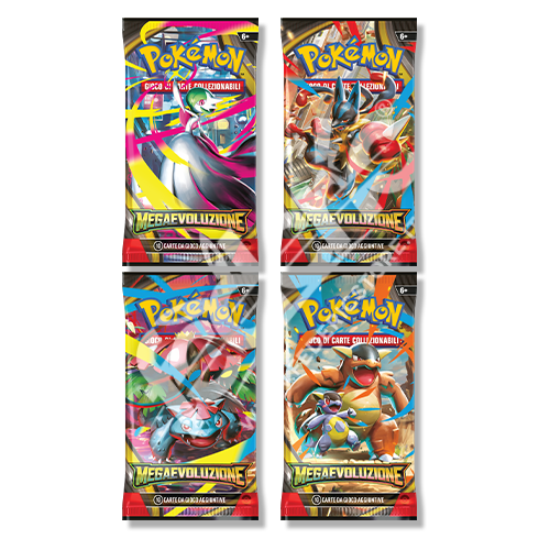 Megaevoluzione 4 Buste Set Artwork (IT)