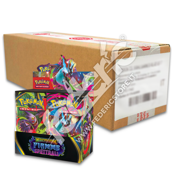 Megaevoluzione Fiamme Spettrali Factory Sealed Case (x6 Display IT)
