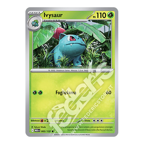 002-132 Ivysaur Comune (IT) - MINT