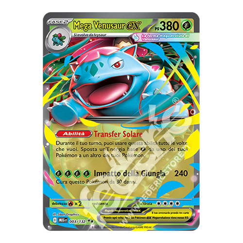 003-132 Mega Venusaur ex (IT) - MINT