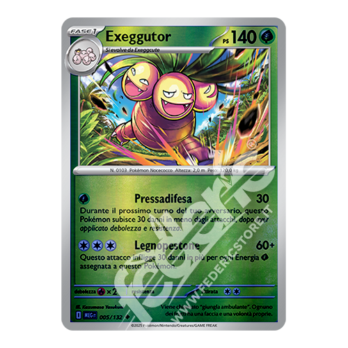 005-132 Exeggutor Non Comune Reverse (IT) - MINT