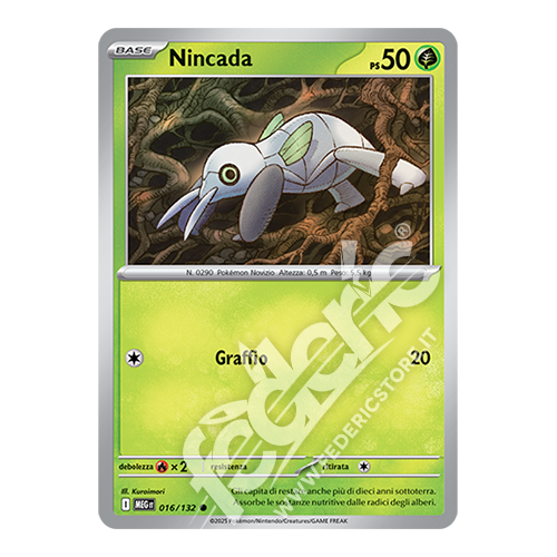 016-132 Nincada Comune (IT) - MINT