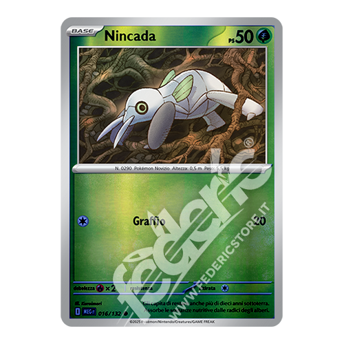 016-132 Nincada Comune Reverse (IT) - MINT