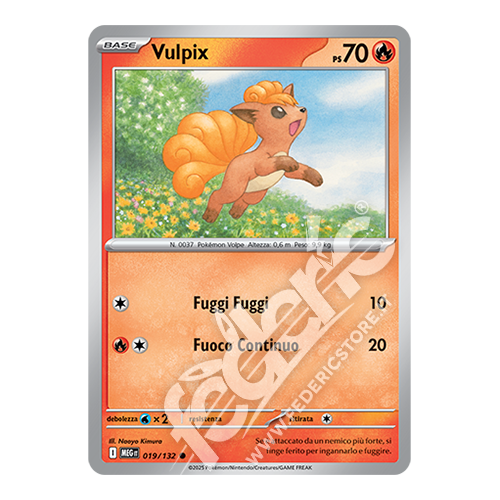 019-132 Vulpix Comune (IT) - MINT