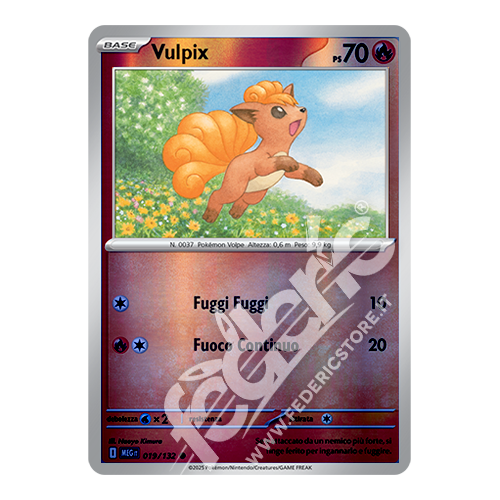 019-132 Vulpix Comune Reverse (IT) - MINT