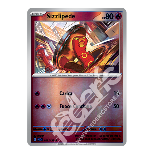 029-132 Sizzlipede Comune Reverse (IT) - MINT