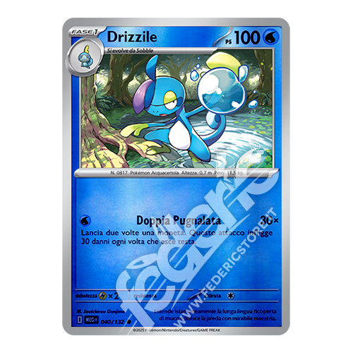 040-132 Drizzile Comune Reverse (IT) - MINT