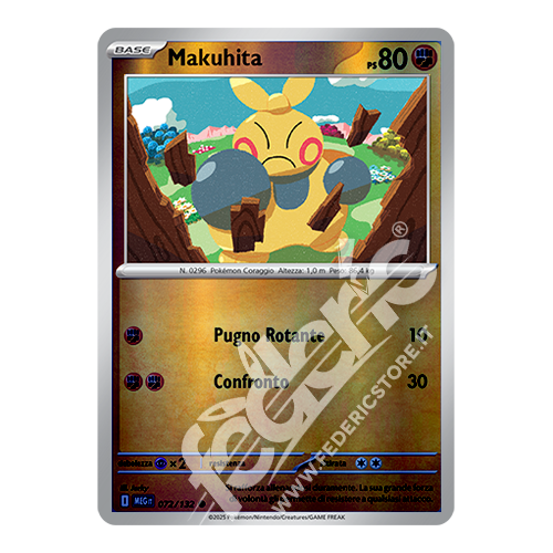 072-132 Makuhita Comune Reverse (IT) - MINT