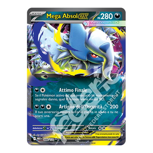 086-132 Mega Absol ex (IT) - MINT
