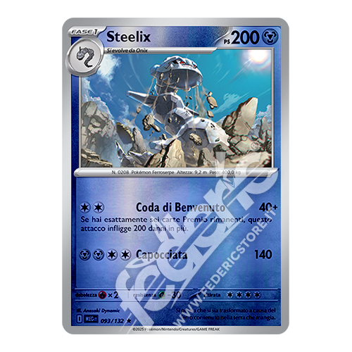093-132 Steelix Rara Reverse (IT) - MINT