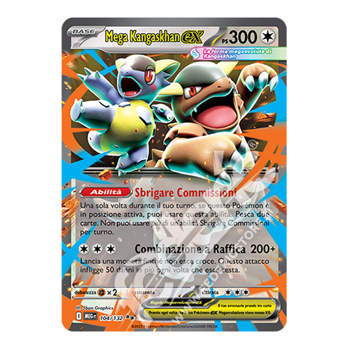 104-132 Mega Kangaskhan ex (IT) - MINT