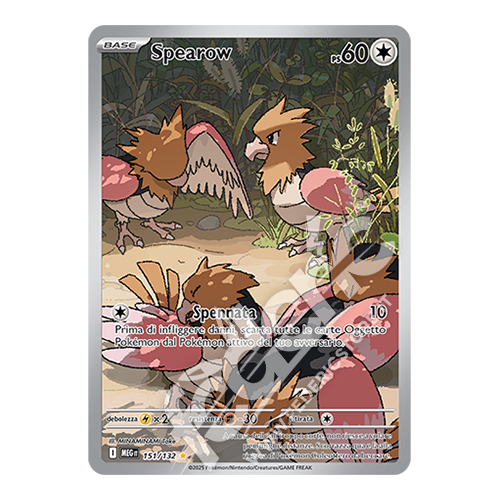 151-132 Spearow Illustrazione Rara (IT) - MINT
