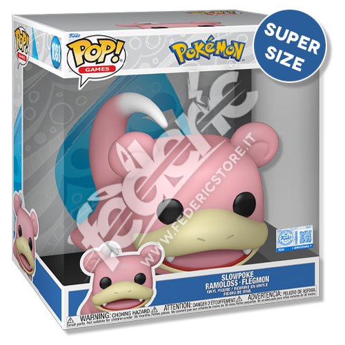Funko Pop! - Games Pokemon: Slowpoke Super Size (1088)