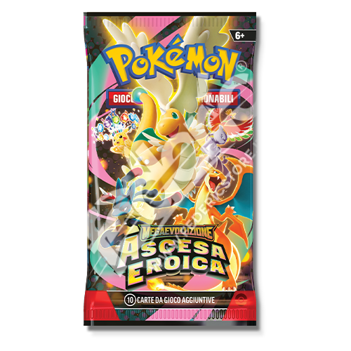 Megaevoluzione Ascesa Eroica Busta 10 Carte (IT)