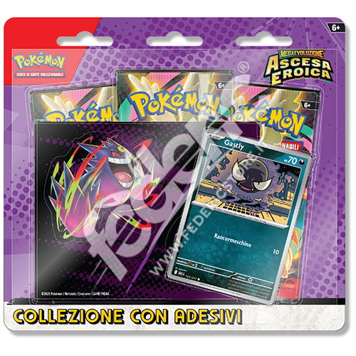 Collezione Ascesa Eroica con Adesivo Mega Gengar (IT)